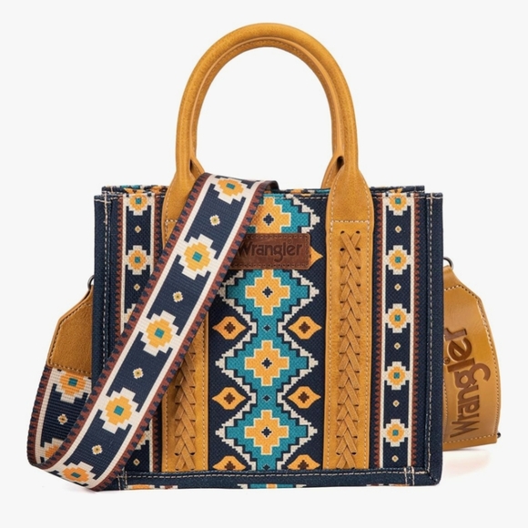Wrangler Handbags - Montawest Wrangler Women's Tote Multicolor Patterned Bag